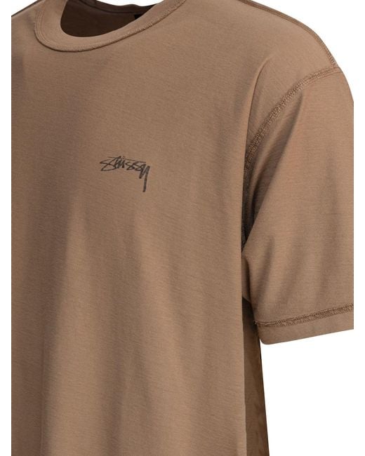 Stussy Brown "Lazy" T-Shirt for men