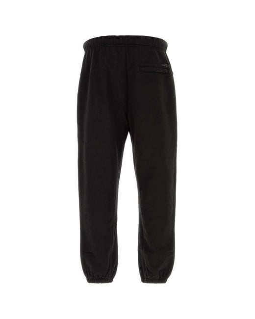 Dolce & Gabbana Black Cotton Joggers for men