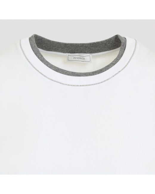 Peserico White T-Shirt