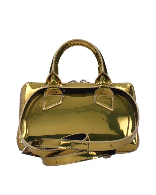 The Attico Green Die Attico -Handtaschen Freitag Frauen Leder Gold