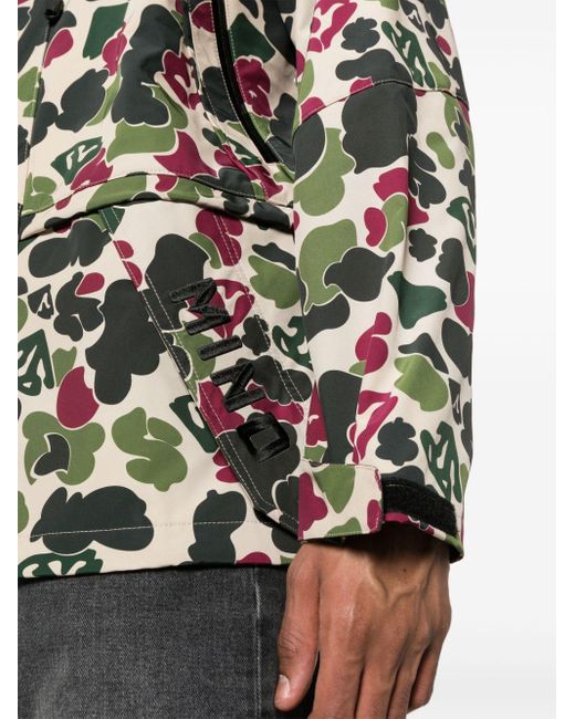 Billionaire Green Camou Print Jacket for men