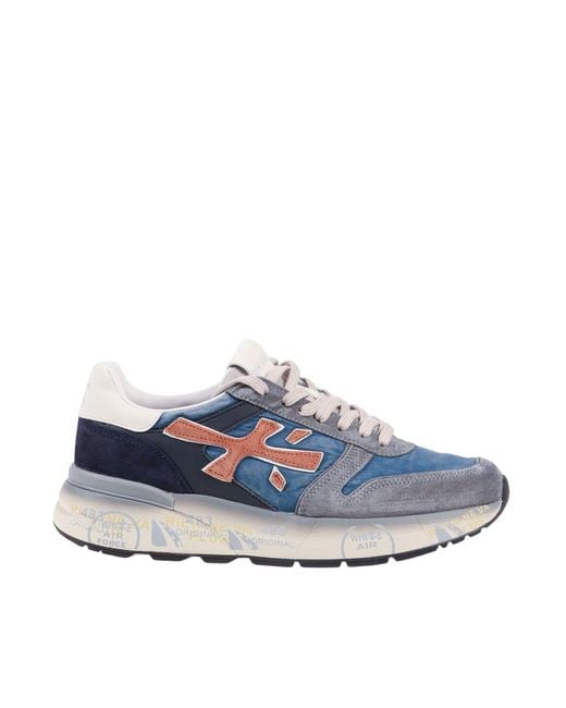 Premiata Blue Sneakers Mick