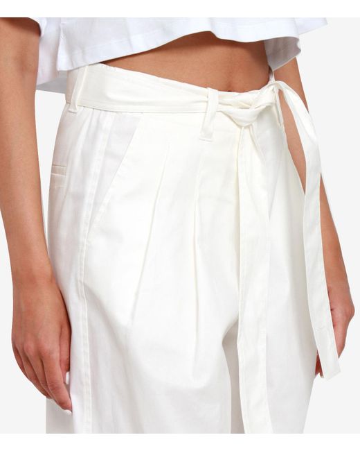 MSGM White Trousers