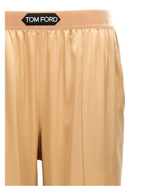 Tom Ford Natural Silk Pants