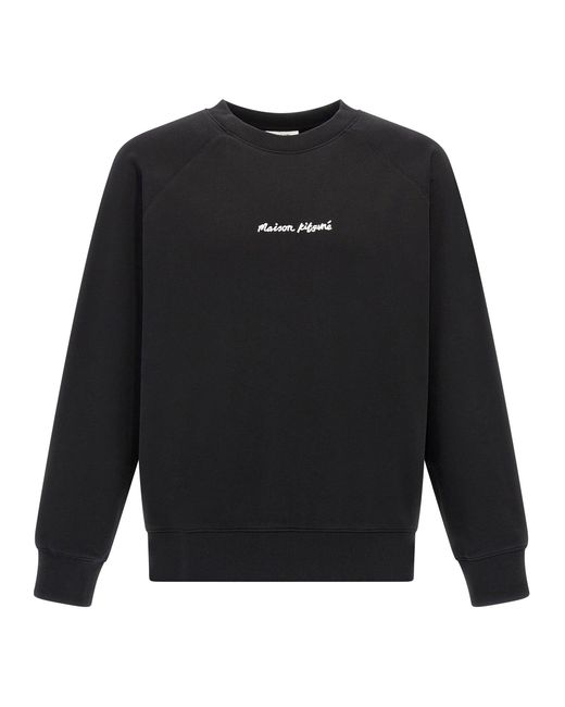 Sweat à broderie de logo de la Maison Kitsuné pour homme en coloris Black