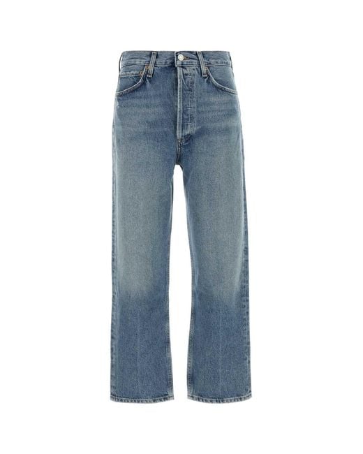 Agolde Blue Denim Jeans