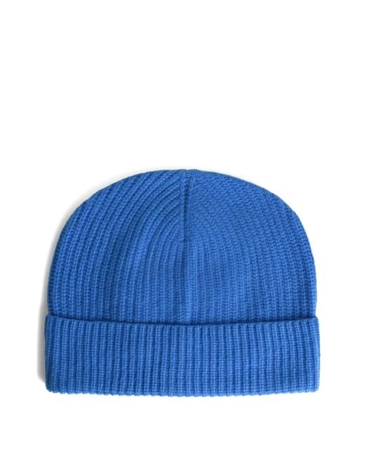 Seven Gauge Blue Beanie for men