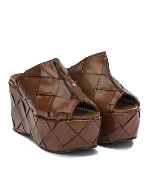 Pons Quintana Brown Leather Sandals