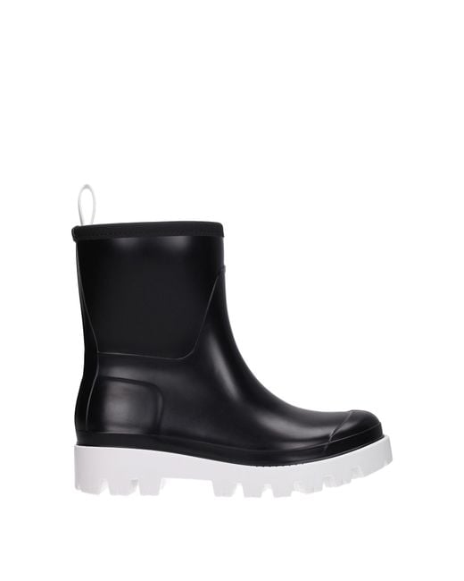 Gia Borghini Black Boots Couture Rubber for men