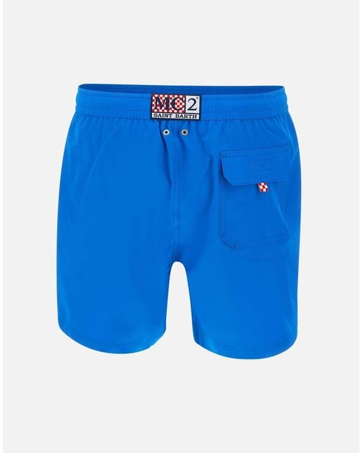 Mc2 Saint Barth Comfort Fit Blue Badeanzug für Herren