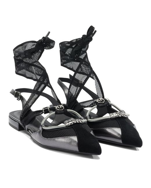 Pinko Black Ballerinas