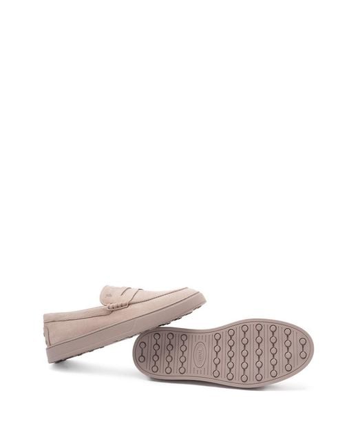 Tod's Pink Flat Shoes Dove