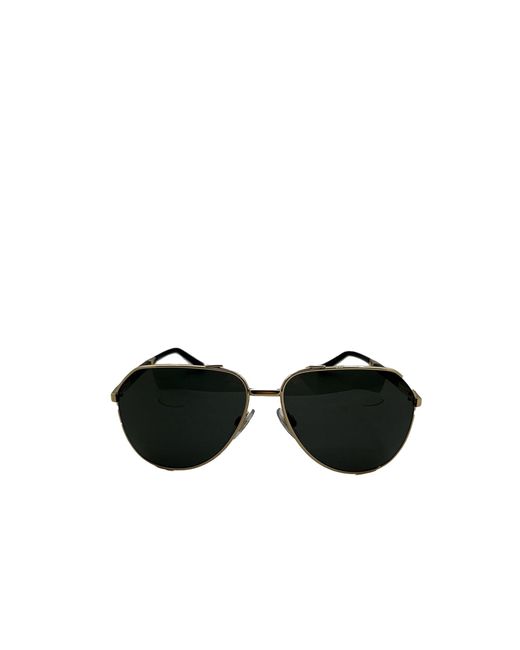 Dolce & Gabbana Black Metal Sunglasses