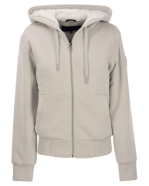 Moose Knuckles Gray Elch Knuckles Classic Bunny Hoodie
