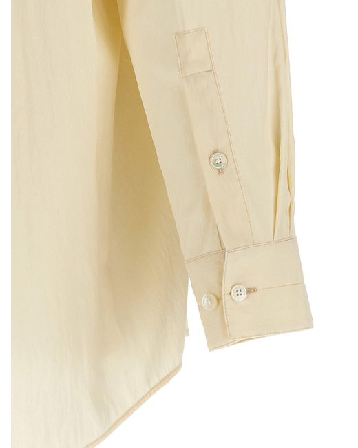Lemaire 'loop' Shirt in het Natural
