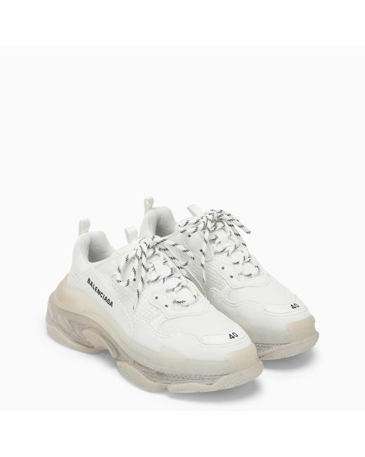 Balenciaga Triple S Low top Sneakers in White Lyst Australia