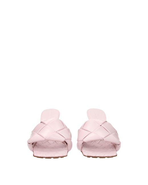 Bottega Veneta Pink Sandals/Cameo Leather