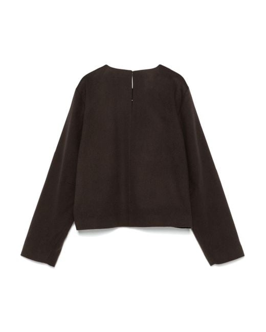 Officine Generale Black Francky Top Italian Soft Wo Ws