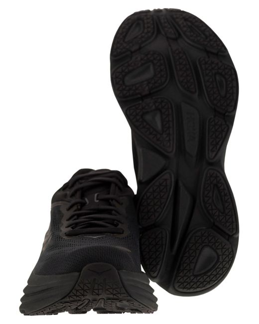 Bondi 8 zapato deportivo ultra acortado Hoka One One de hombre de color Black