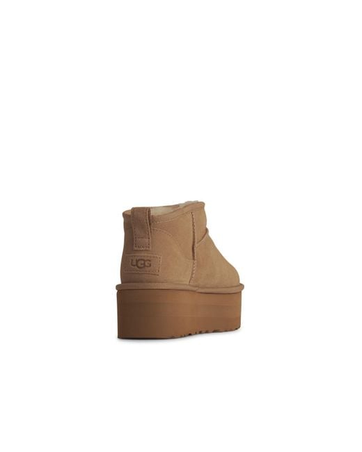 Ugg 'ultra Mini' Beige Suède Laarzen in het Brown voor heren
