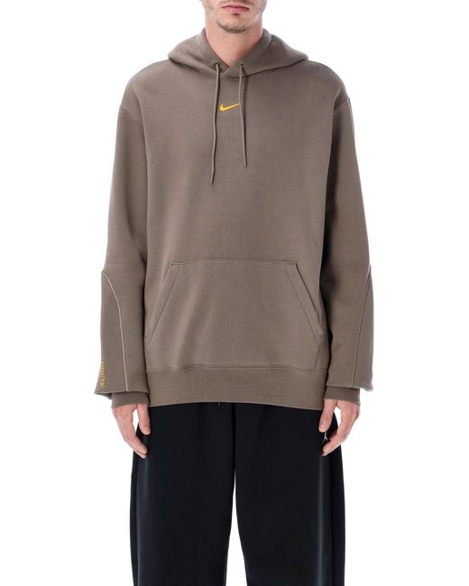 nike nrg olive grey hoodie