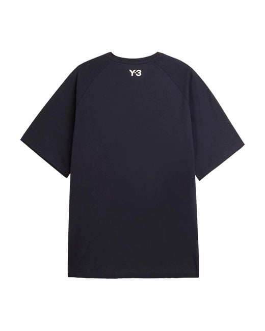 Y-3 Blue Re 3S Ss Tee