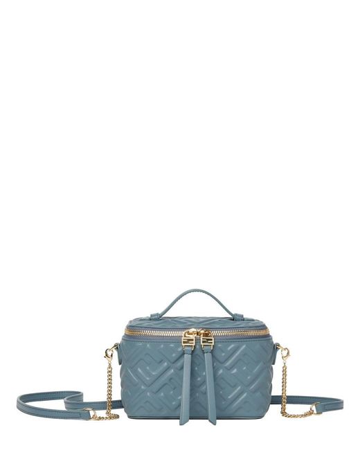 Fendi Blue Vanity Mini Bag