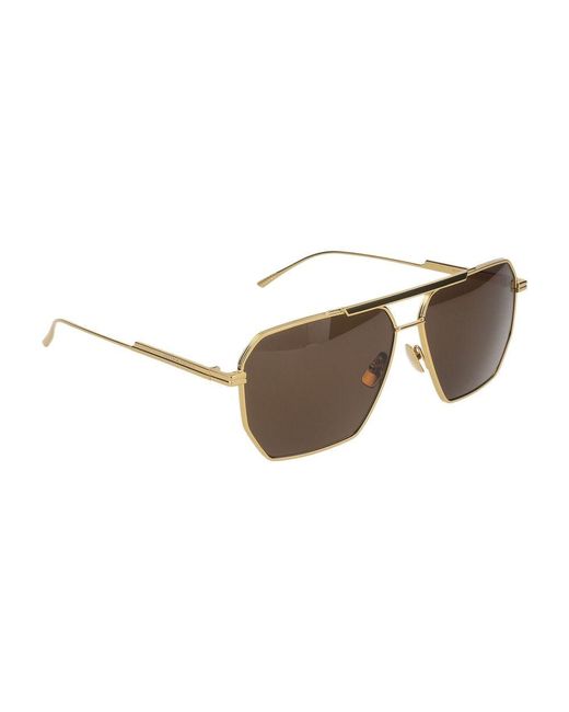 Bottega Veneta Sonnenbrille BV1012 S 003 Gold Gold Brown /13 /145 in Multicolor für Herren