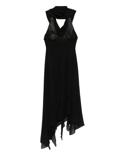 AVAVAV Black Draped Dress