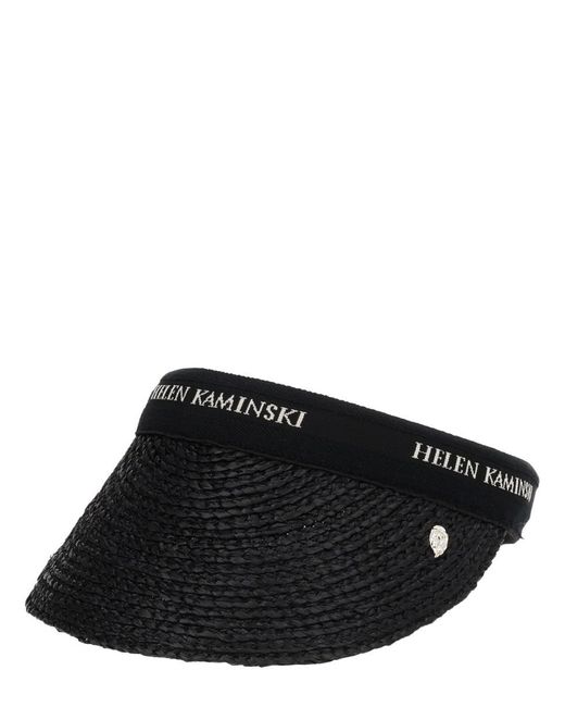 Helen Kaminski Black 8 Visor" Hat