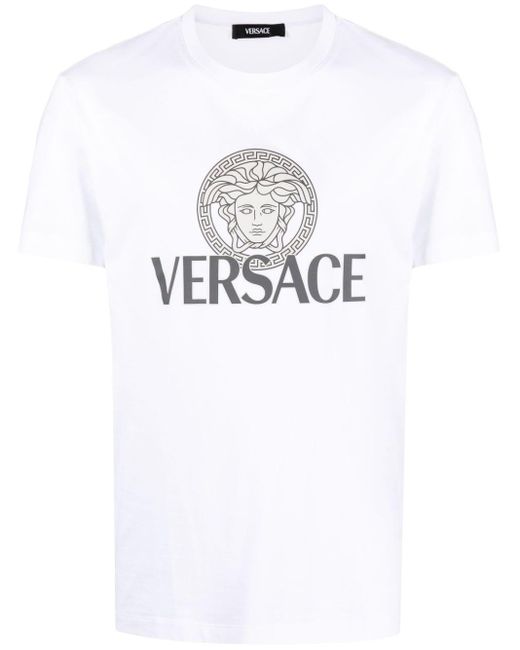 Versace 'Medusa' T-Shirt in White für Herren