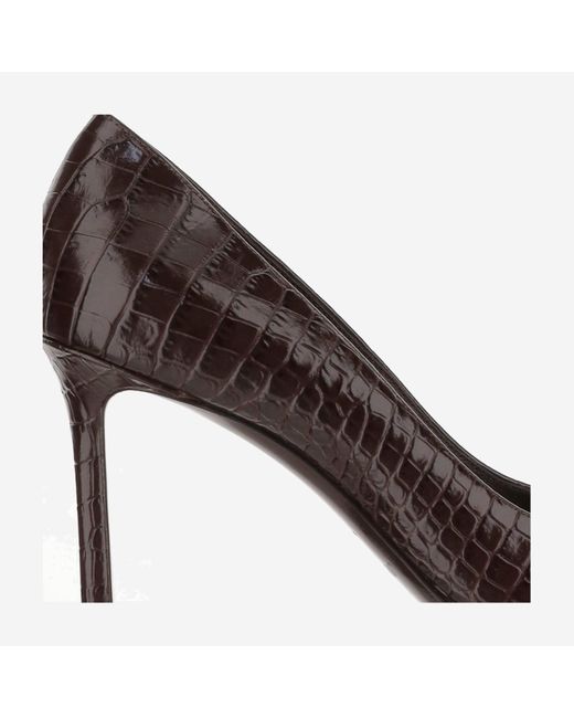 Jimmy Choo Brown Romy 85 Pumps