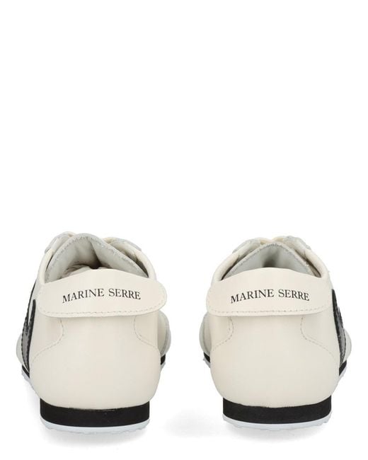MARINE SERRE White "Astra" Sneaker