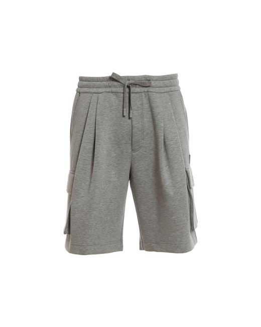 Pantalones cortos de pista de Dolce & Gabbana de hombre de color Gray