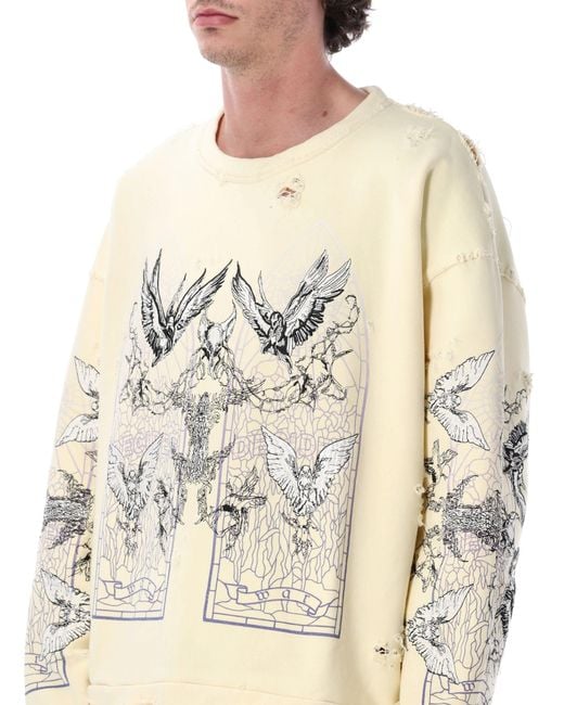 Who Decides War Natural Distressed Ascension Sweatshirt