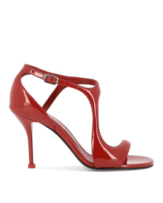 Alexander McQueen Alexander Mc Queen "extra Soft" Sandals in het Red