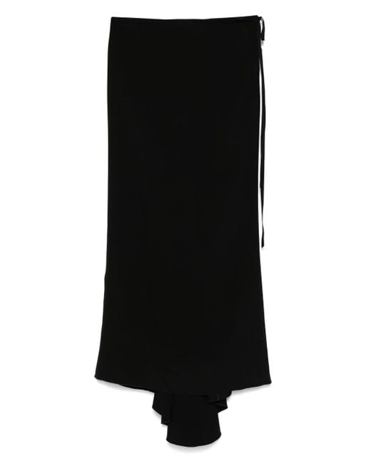 Ann Demeulemeester Black Sheila Long Bias Skirt B0012791Fa558099