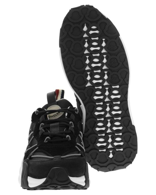 Moncler Black Compassor Sneakers for men