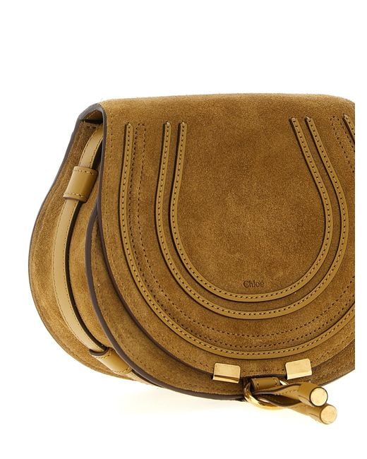 Chloé 'marcie' Kleine Crossbody Tas in het Natural