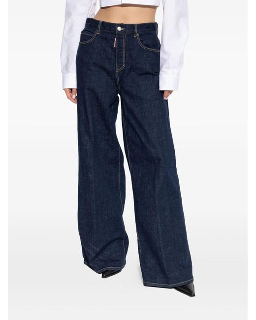 DSquared² Blue Pants 5 Pockets