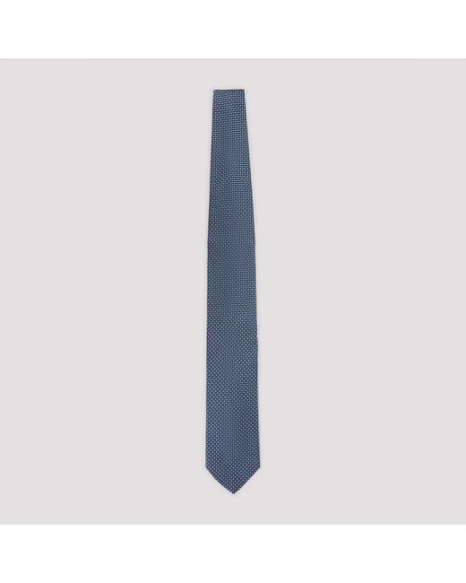 Lanvin Circle Dot Tie in Purple für Herren