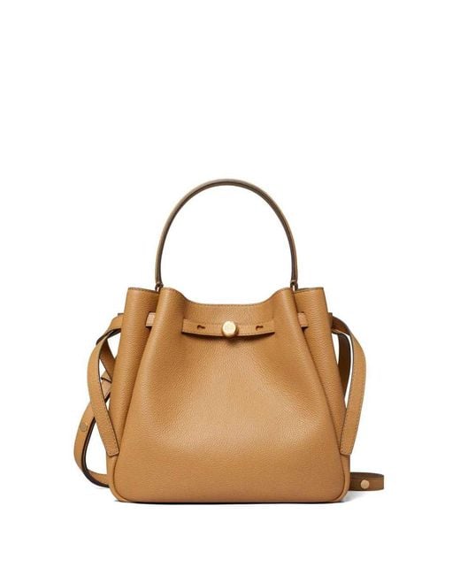 Tory Burch Metallic "Romy" Bucket Bag