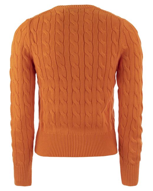 Polo Ralph Lauren Vloeg Vest Met Lange Mouwen in het Orange