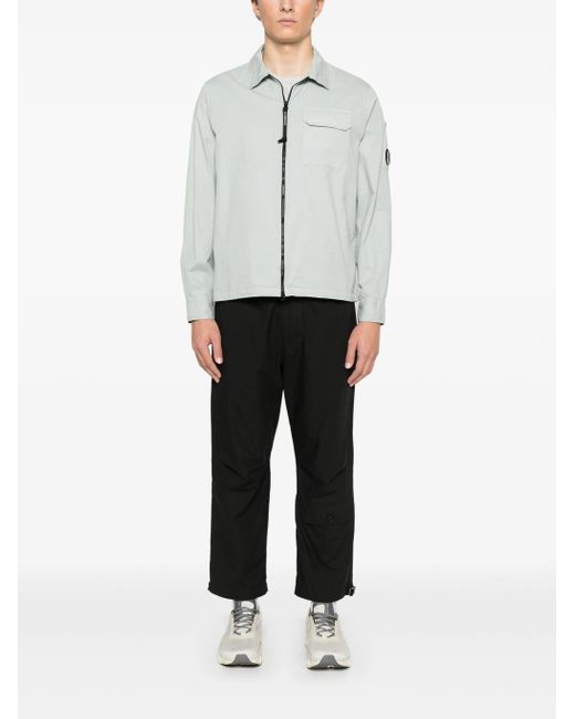 C P Company Gray Overshirt 18Cmos124A110143G for men
