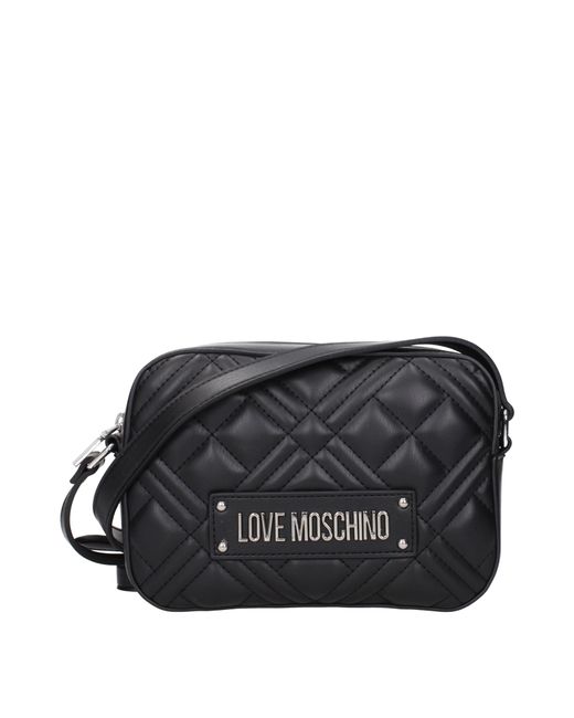 Love Moschino Black Crossbody Bags Polyurethane