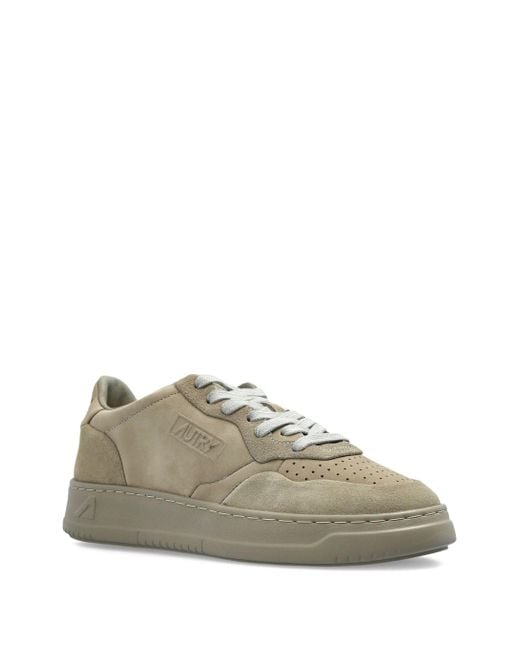 Autry Brown Medalist Low Nab/Sue Shoes
