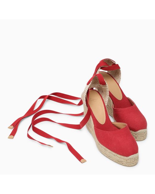 Castaner Red Sandals
