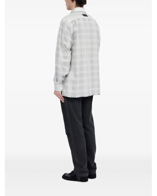 MM6 by Maison Martin Margiela Gray Shirt With Reverse Design