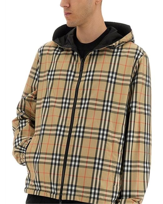 Burberry Newport Omkeerbare Jas in het Natural voor heren
