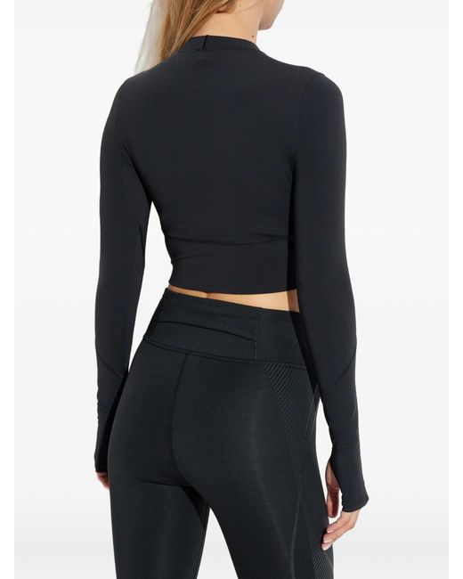 Adidas By Stella McCartney Black Tpr Ls Cr
